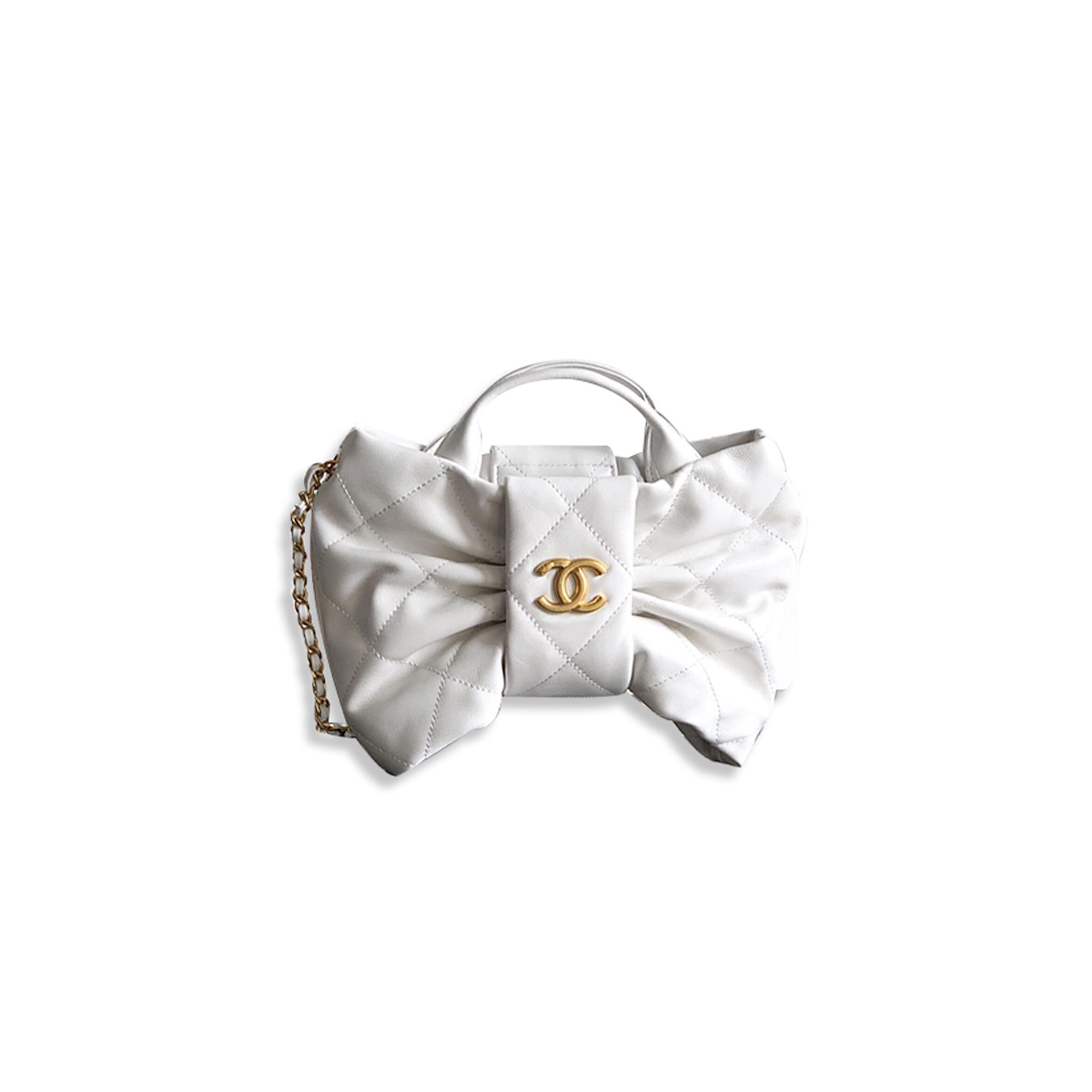 Ch**el Ch**elbow bag shiny lambskin as5849 (38*29*5cm)